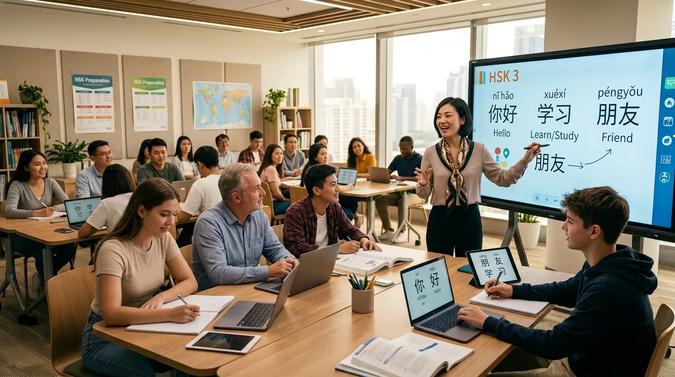 ICTS Smart Mandarin Classroom with HSK Vocabulary and Certified Chinese Teacher