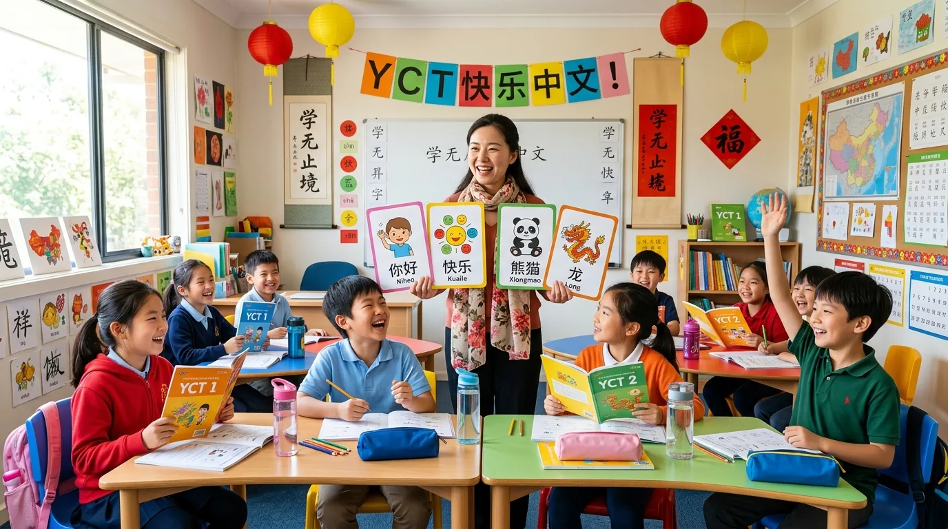 Youth Chinese Test YCT Kids Learning Mandarin with Flashcards & Culture